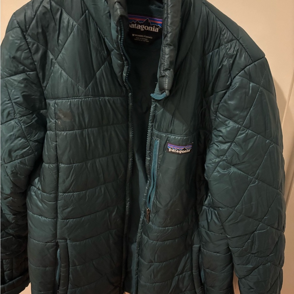 Patagonia Women's Teal Puffer Jacket
